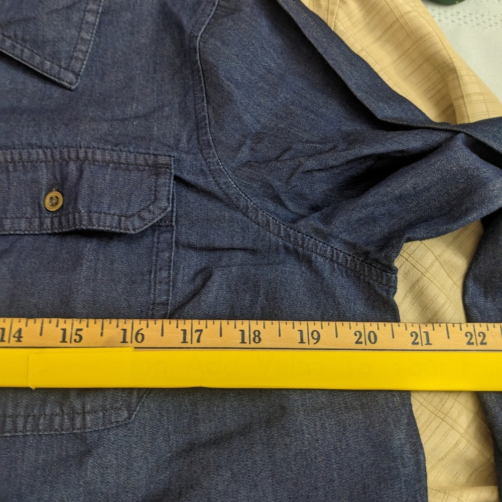 Old Navy Women's Soft Denim Dress - Picture 9 of 9